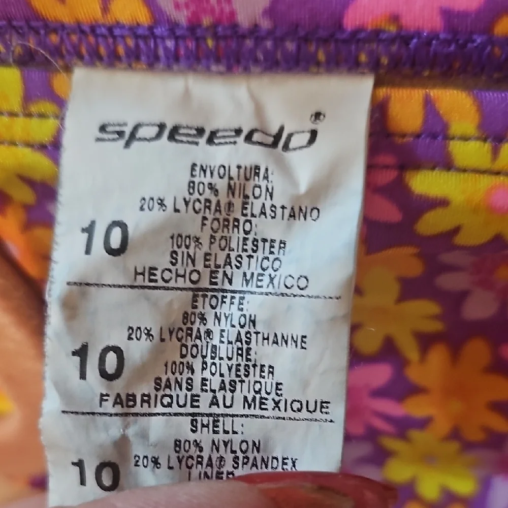 Speedo Multicolor Floral Swimwear
